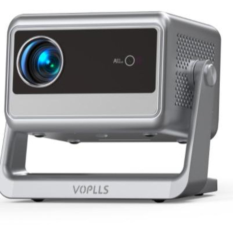 VOPLLS Netflix Certified Portable Projector Native 1080P Gaming | Outdoor Movie Mini Projector with Dual Auto Focus & Keystone Correction | 3D Dolby Audio, Wifi 6 & Bluetooth 5.0 | 50% Zoom for Home Theater, Camping, (600 ANSI Lumen, HDMI/USB-C)